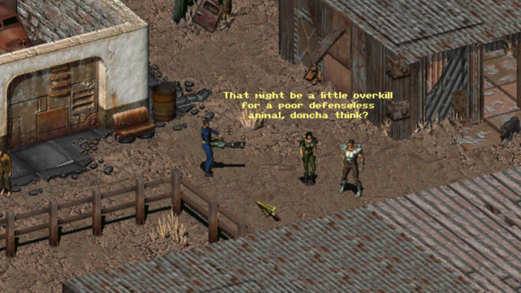 In-game from Fallout 1
