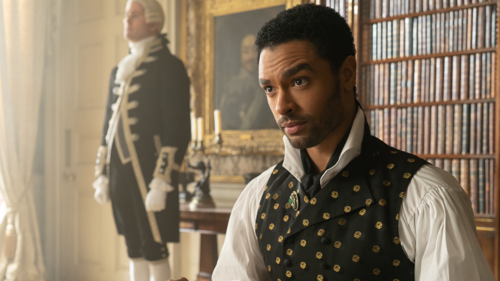 regé jean page as Simon basset in bridgerton