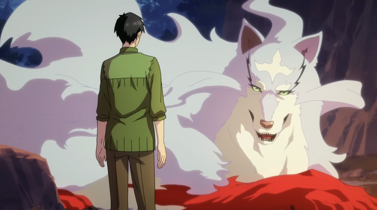 Mukoda gặp gỡ vị thần gió Fenrir và lập một khế ước.