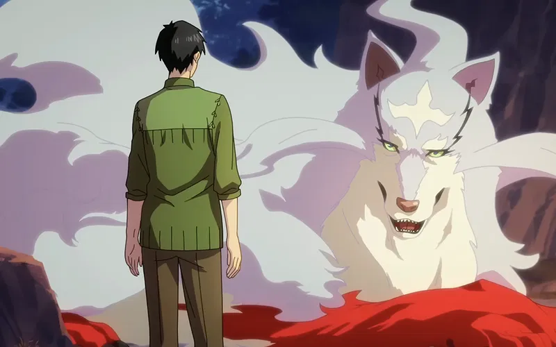 Mukoda gặp gỡ vị thần gió Fenrir và lập một khế ước.