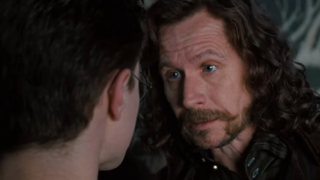 A still from Harry Potter featuring Gary Oldman  