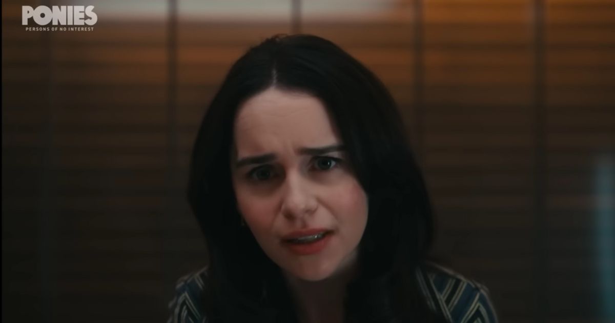 Emilia Clarke in a shot in Ponies