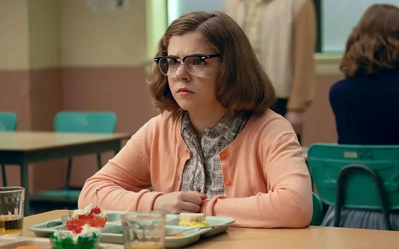 Is Finn Wolfhard Joining IT: Welcome to Derry After Stranger Things? Marge, sitting in a school lunch table in IT: Welcome to Derry