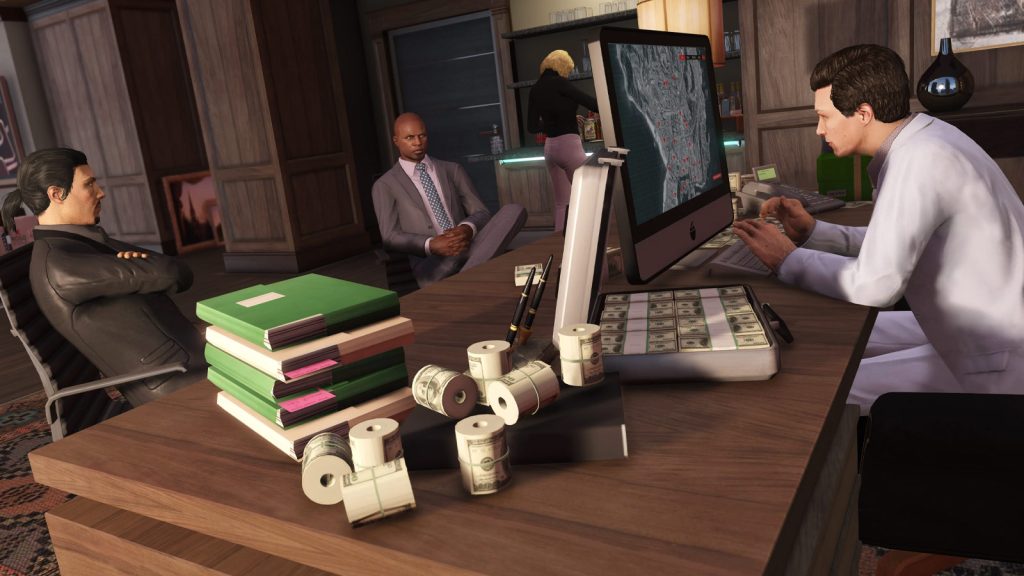 Heist Planning in GTA Online.