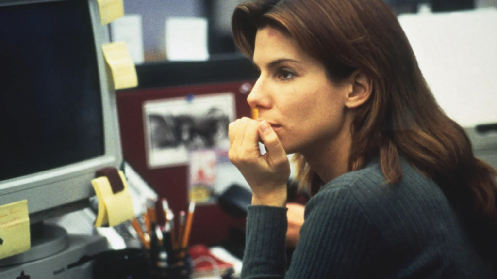31 Years Ago, Sandra Bullock Set an Unbeatable Record to Promote Her Underrated ‘90s Thriller 36 Sandra bullock as Angela Bennett in The Net