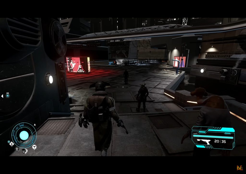 A still from Starfield using the Star Wars: Genesis mod.