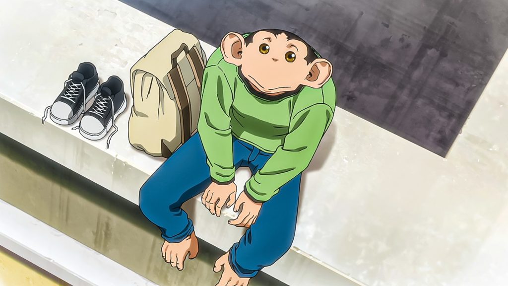 the darwin incident anime roof scene