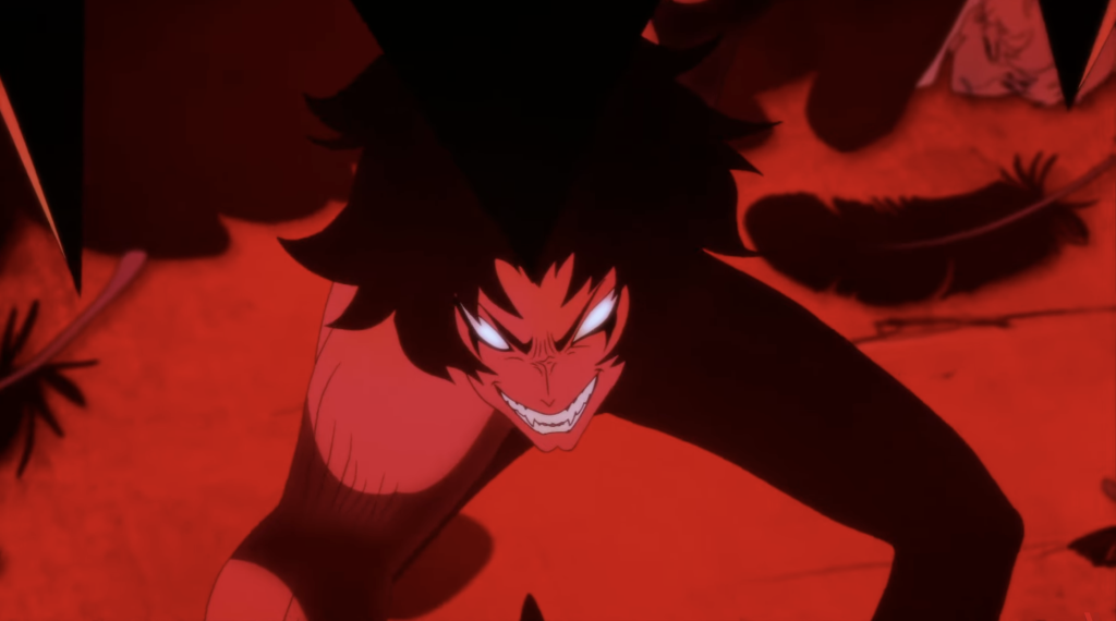 akira turning into the devilman