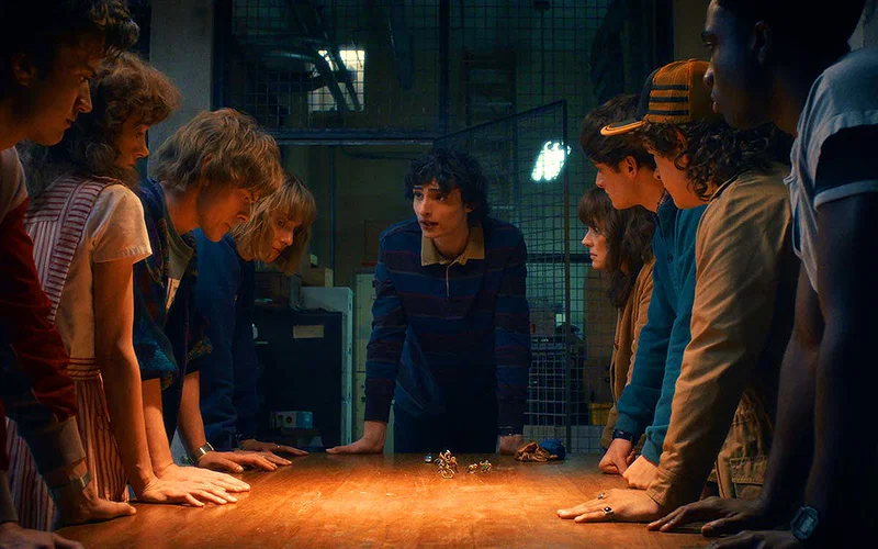 A still from Stranger Things