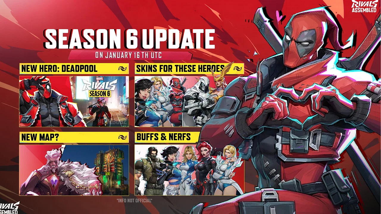 616 Marvel Rivals Everything You Can Expect To See in Marvel Rivals Season 6 (New Heroes ...