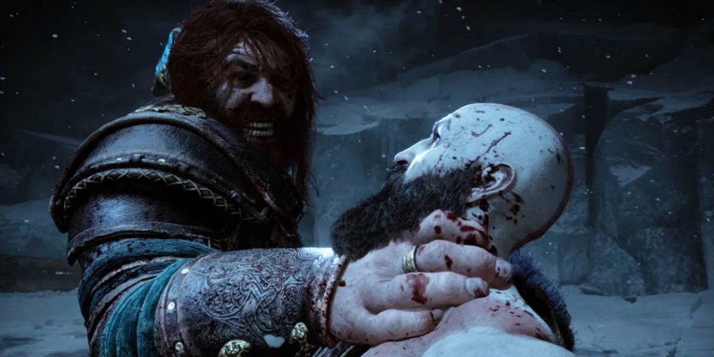 Thor v Kratos in God of War Ragnarok.