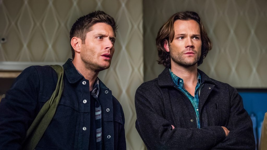 jensen ackles and jared padalecki as dean and sam winchester in supernatural