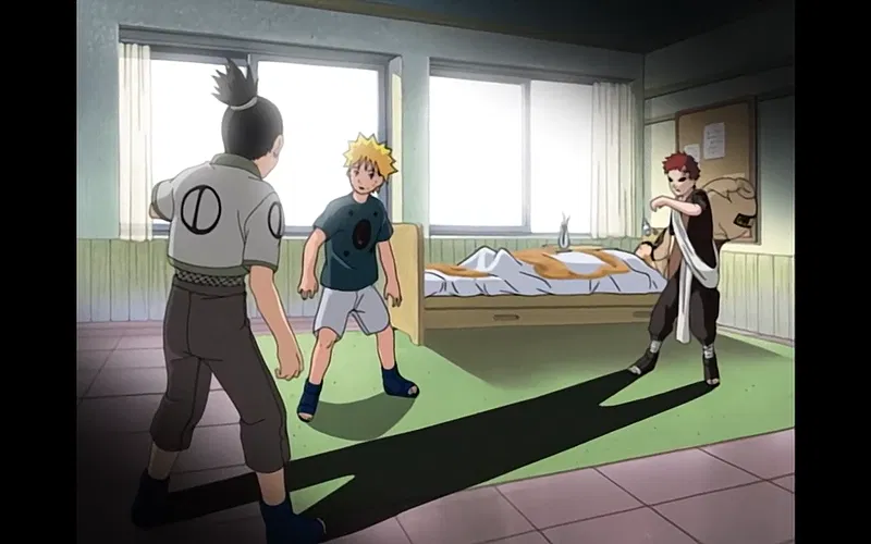 Ảnh chụp màn hình từ tập 58 phim Naruto | Bản quyền thuộc về Studio Pierrot