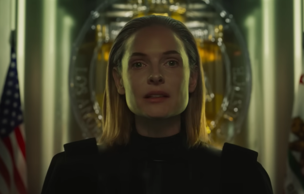 Chris Pratt's Sci-Fi AI Thriller Needs Mercy After Worst Box-Office Projection 17 Rebecca Ferguson in Mercy