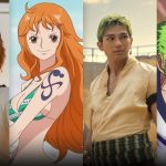 nami and zoro from one piece live action and anime