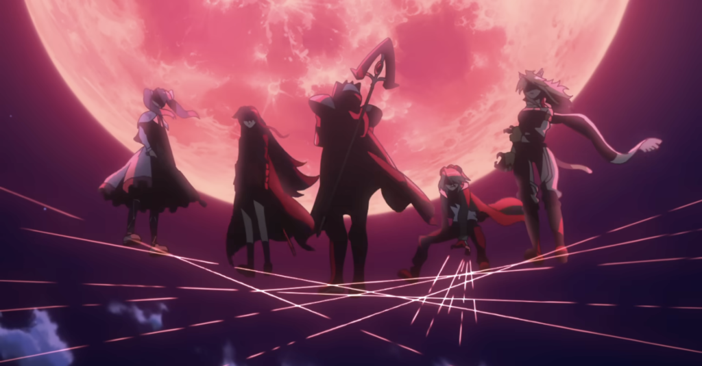 a still scene of five night raid assassin from akame ga kill anime