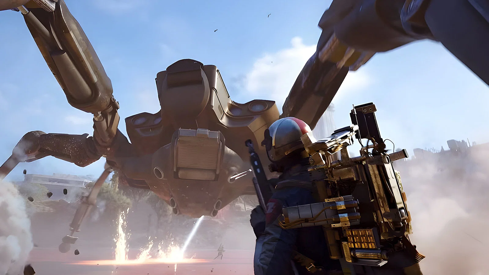 All ARC Raiders Expedition 3 Requirements Explained 15 Fighting a huge ARC in ARC Raiders.