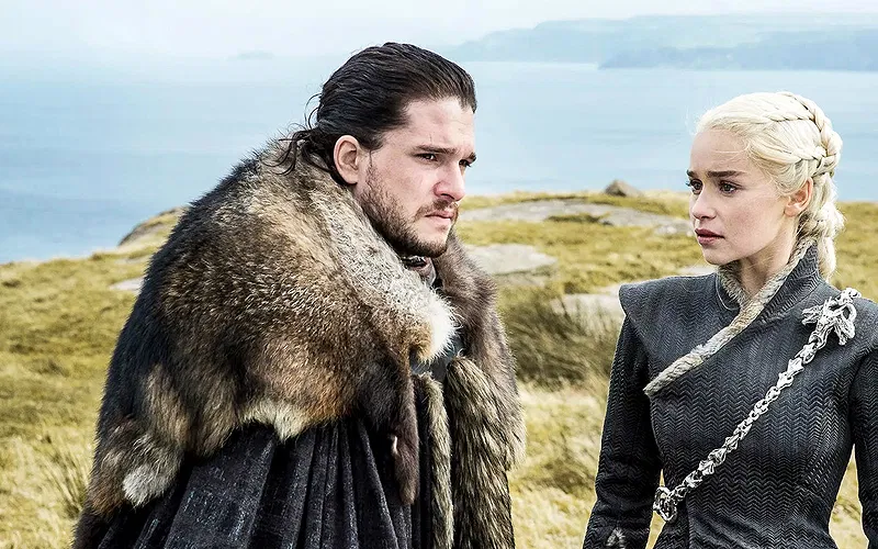 Game of Thrones Movie Officially in The Works With Andor Writer On Board 2 jon snow and daenerys targaryen from game of thrones