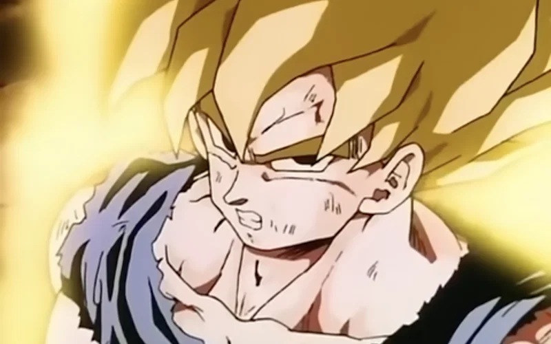 Top 10 Strongest Shonen Jump Characters in New Japanese Fan Poll 12 Goku goes Super Saiyan for the first time in Dragon Ball Z.
