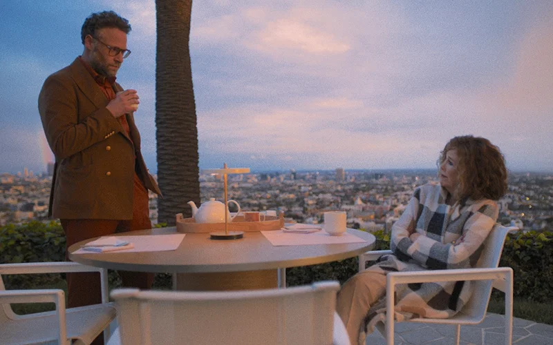 Catherine O'Hara and Seth Rogen in The Studio