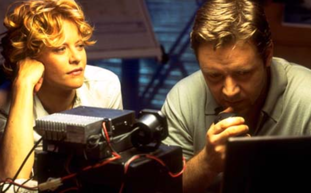 Meg Ryan and Russell Crowe in Proof of Life (2000) 