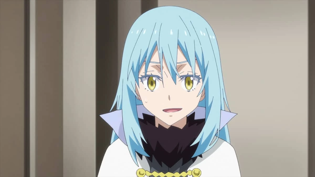 Rimuru showing confused and shocked expression