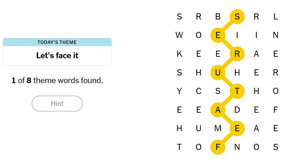 NYT Strands: (Let’s face it) Hints and Answers for Today (February 6, 2026) 1