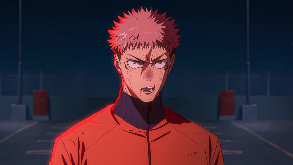 itadori yuji serious face from jujutsu kaisen season 3 episode 6