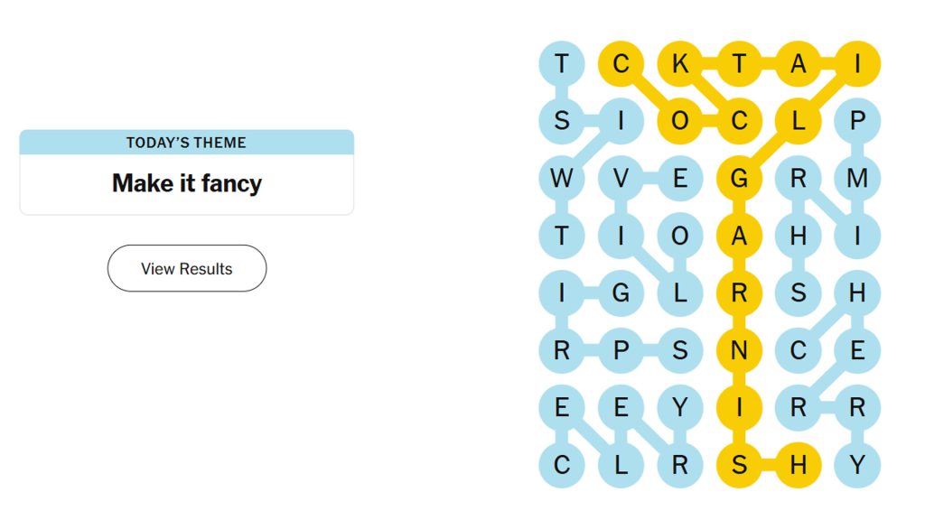 Рубрика NYT Strands: (В изысканном стиле) Подсказки и ответы на сегодня (8 февраля 2026 г.)