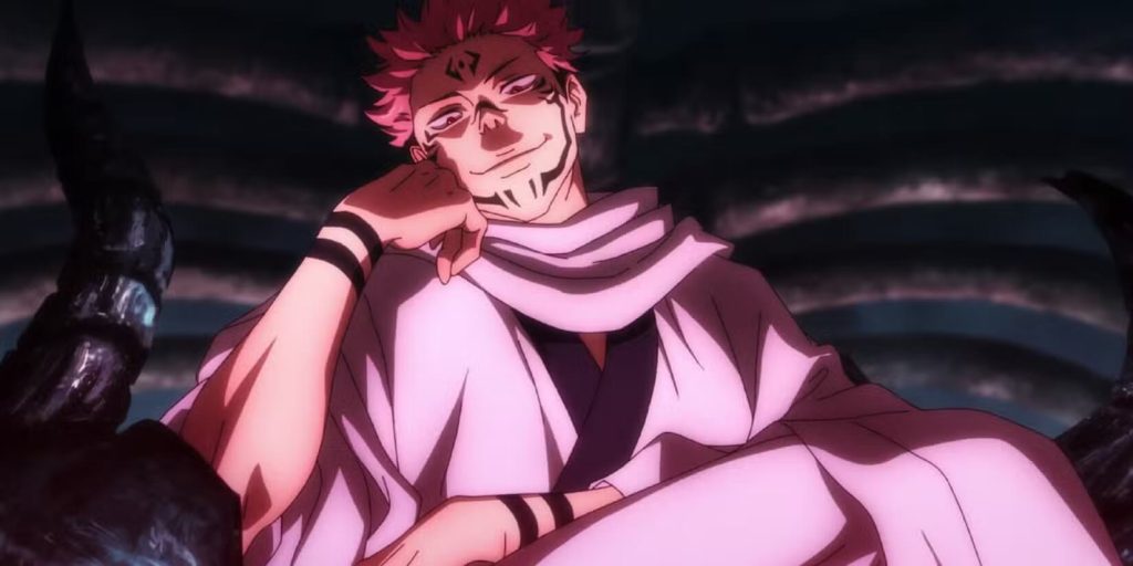 ryomen sukuna domain expansion in jujutsu kaisen anime