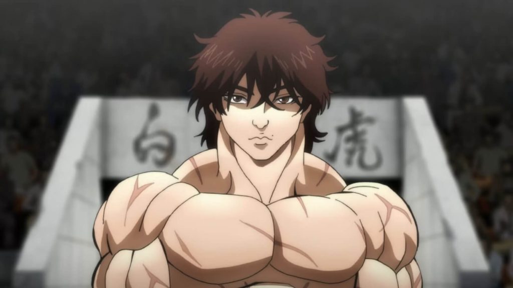 baki hanma is an absolute buffed shonen mc from the Baki anime series