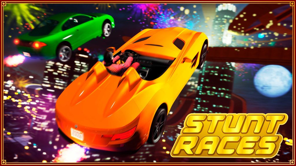 Lunar New Year Stunt Races in GTA Online.