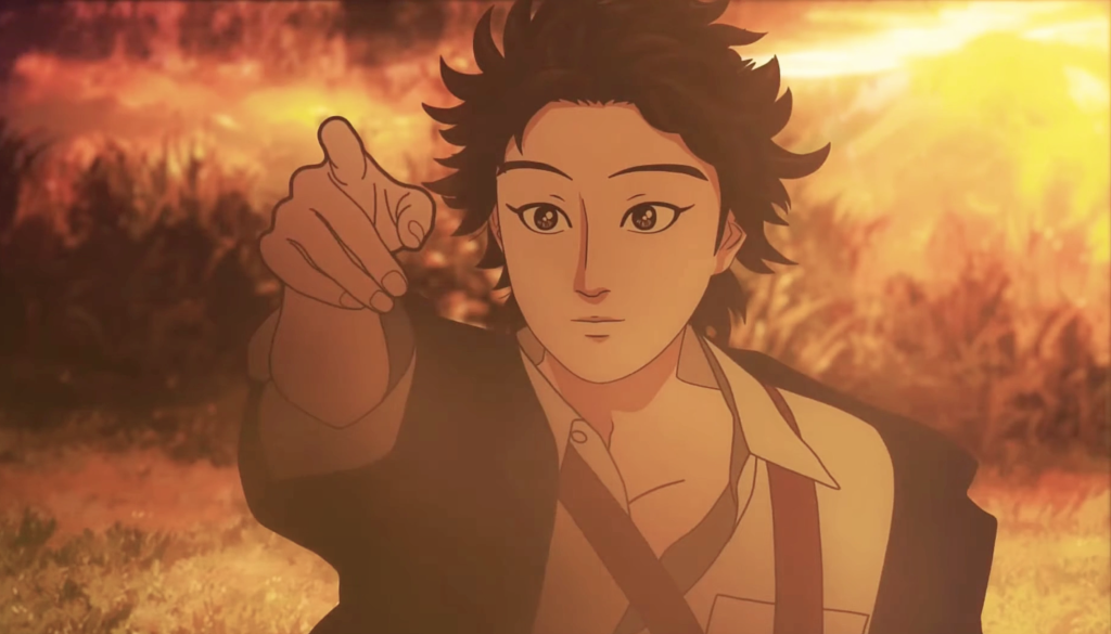 saburo, a modern, history-illiterate high schooler transported to the sengoku era in nobunaga concerto anime