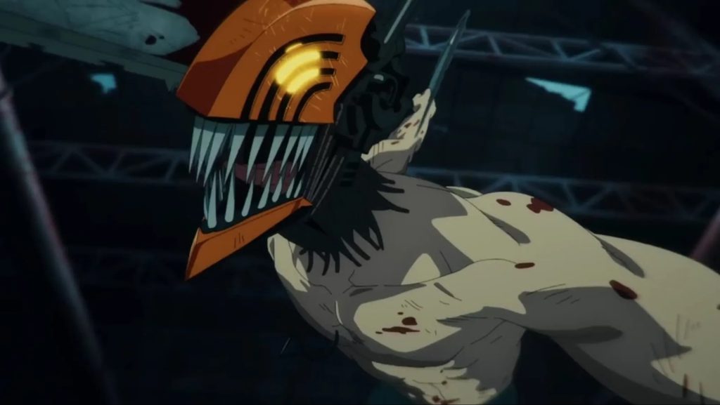 a still from the chainsaw man anime series