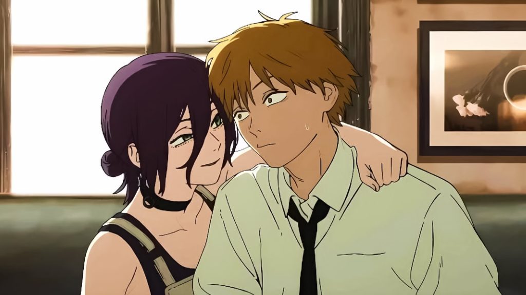 Denji and Reze from Chainsaw Man anime. 