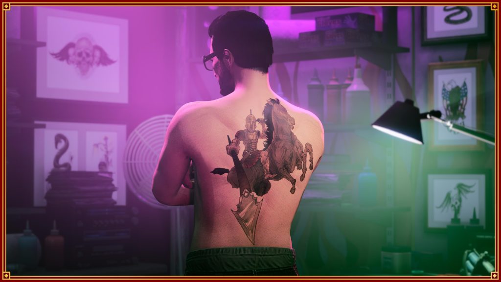 Horse Tattoos in GTA Online.