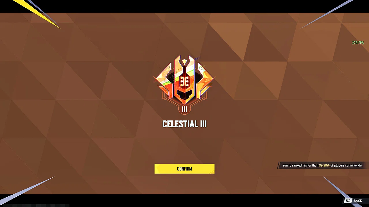 What Is the Pathfinder Program in Marvel Rivals? Requirements and Rewards Explained 14 Marvel Rivals in-game screenshot of the Celestial III rank-up screen.
