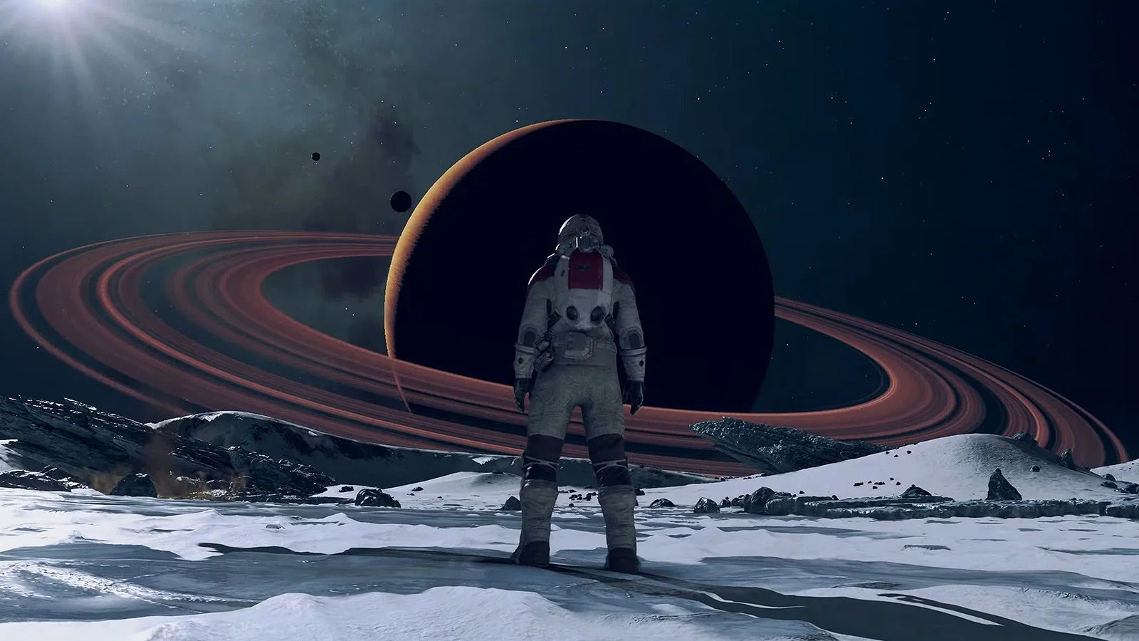 Top 5 Most Overpowered Ship Weapons in Starfield 17 Watching a planet in Starfield.