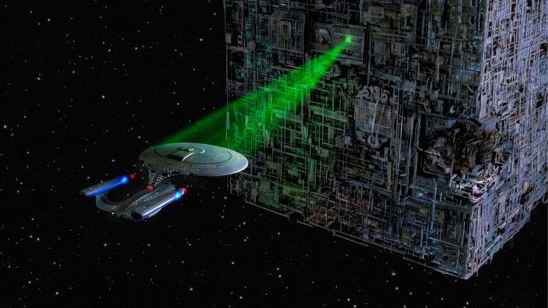 the borg cube from star trek
