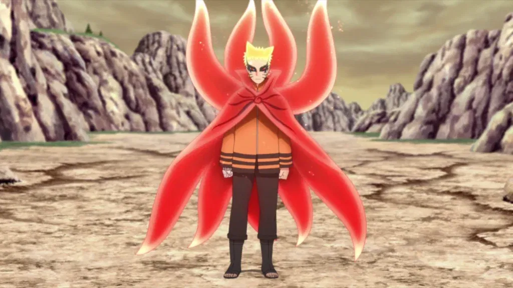 Naruto in his Baryon mode