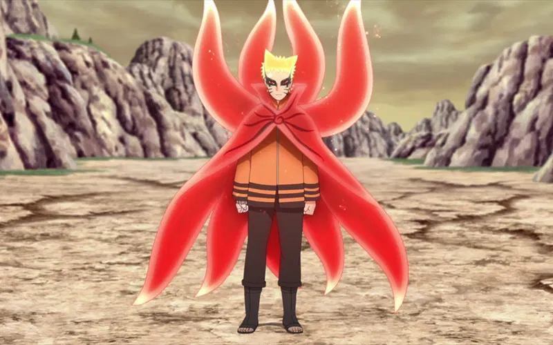 Naruto in his Baryon mode