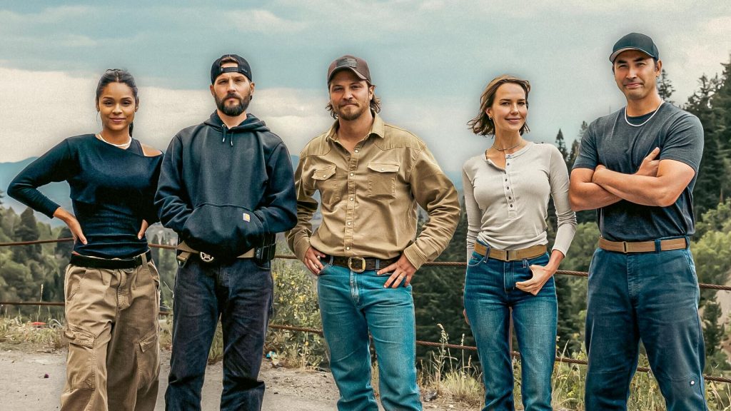 ash santos, logan marshall green, luke grimes, arielle kebbel and tatanka means in marshals season 1