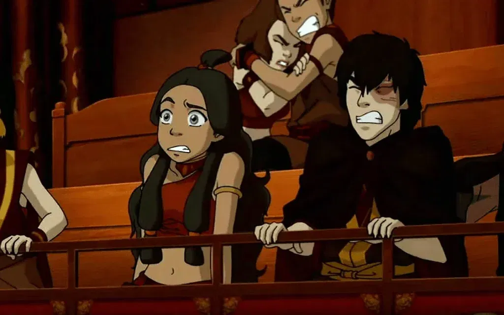 A Equipe Avatar na série principal