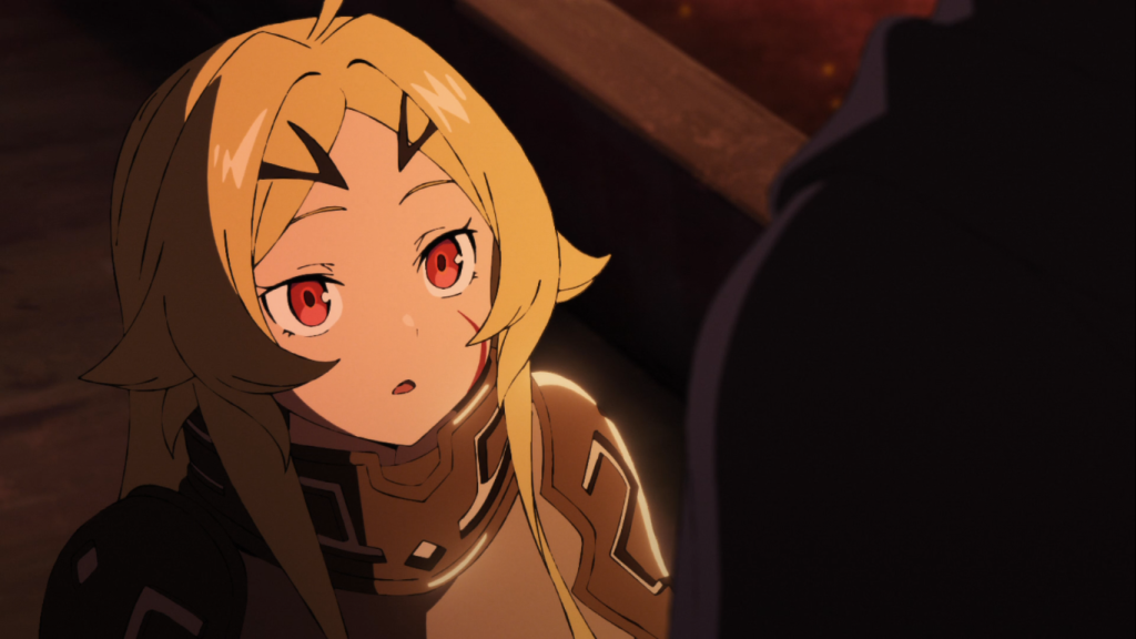 teoritta talking to xylo in sentenced to be a hero