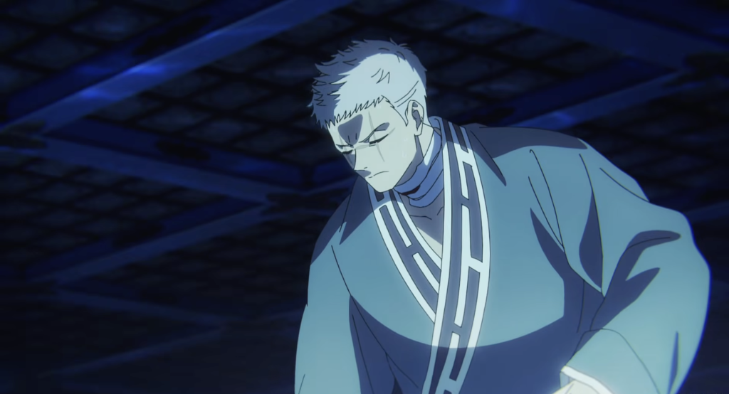 yamada asaemon shion tries to understand zhu jin tensen's tao in hell's paradise season 2 episode 9