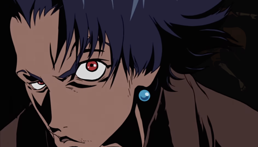 a close up shot of mugen from samurai champloo official trailer