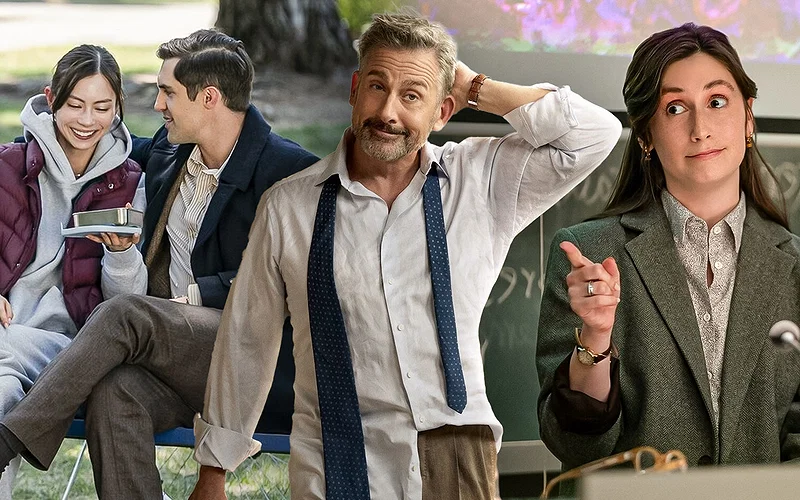 Global Release Date, Time & What to Expect 15 phil dunster, lauren tsai, steve carell and charly clive on rooster season 1