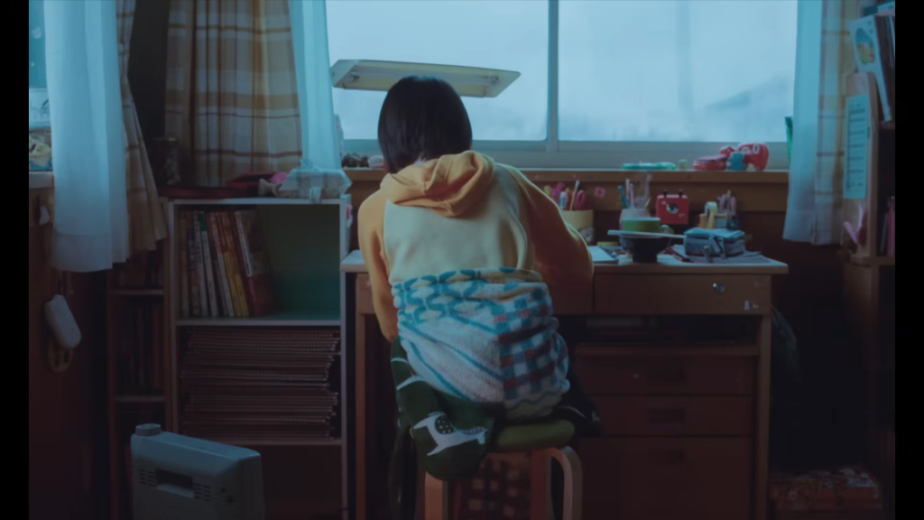 Ayumu's reveal in the look back live action trailer