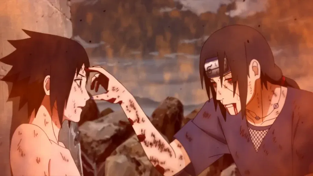 Sasuke defeats Itachi in naruto