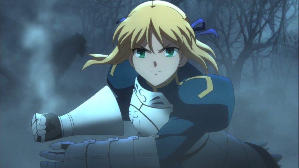 A still from fate/zero anime series
